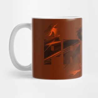 Chris Dynamite Prime Orange Design Mug